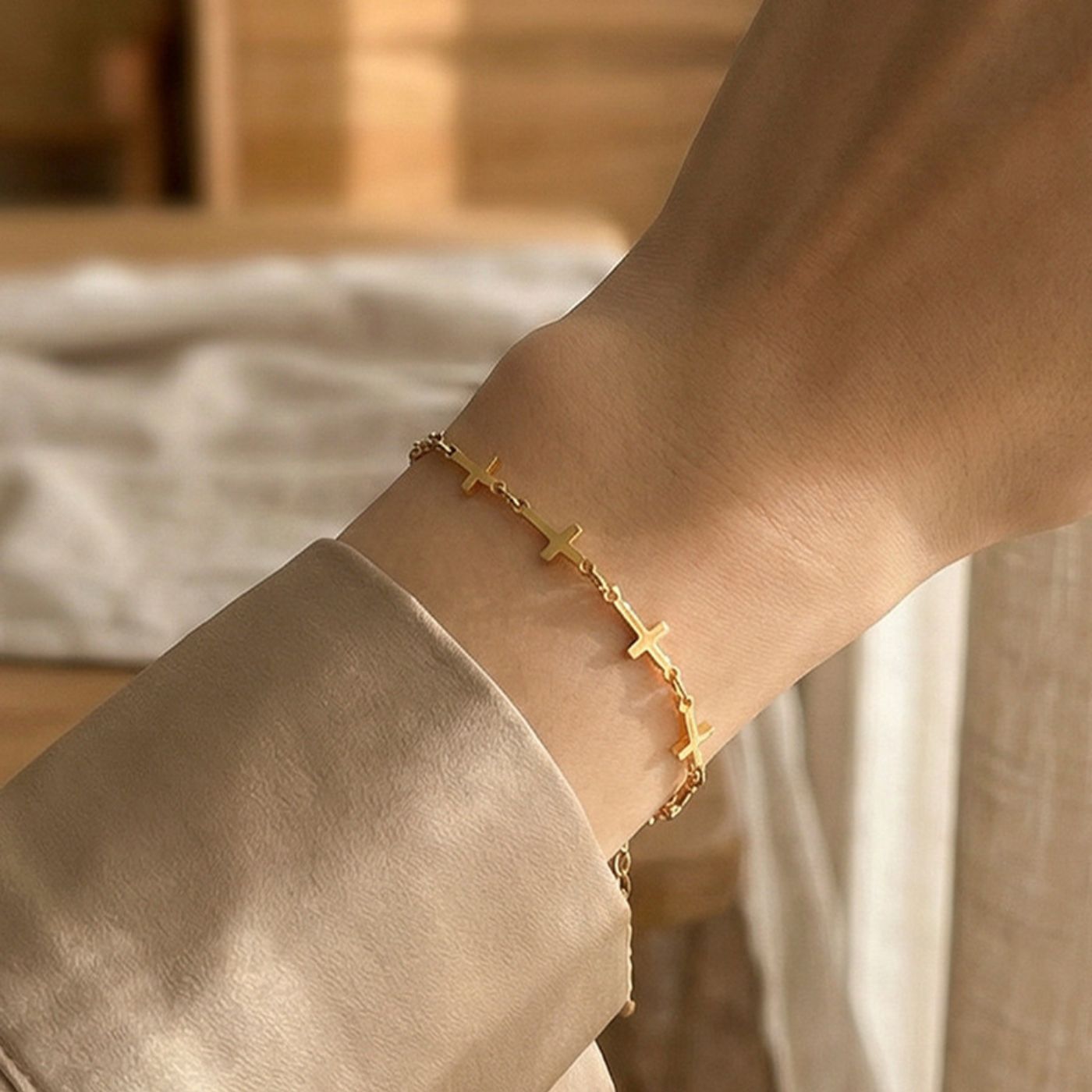 Crossline Bracelet Croix