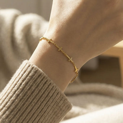 Crossline Bracelet Croix