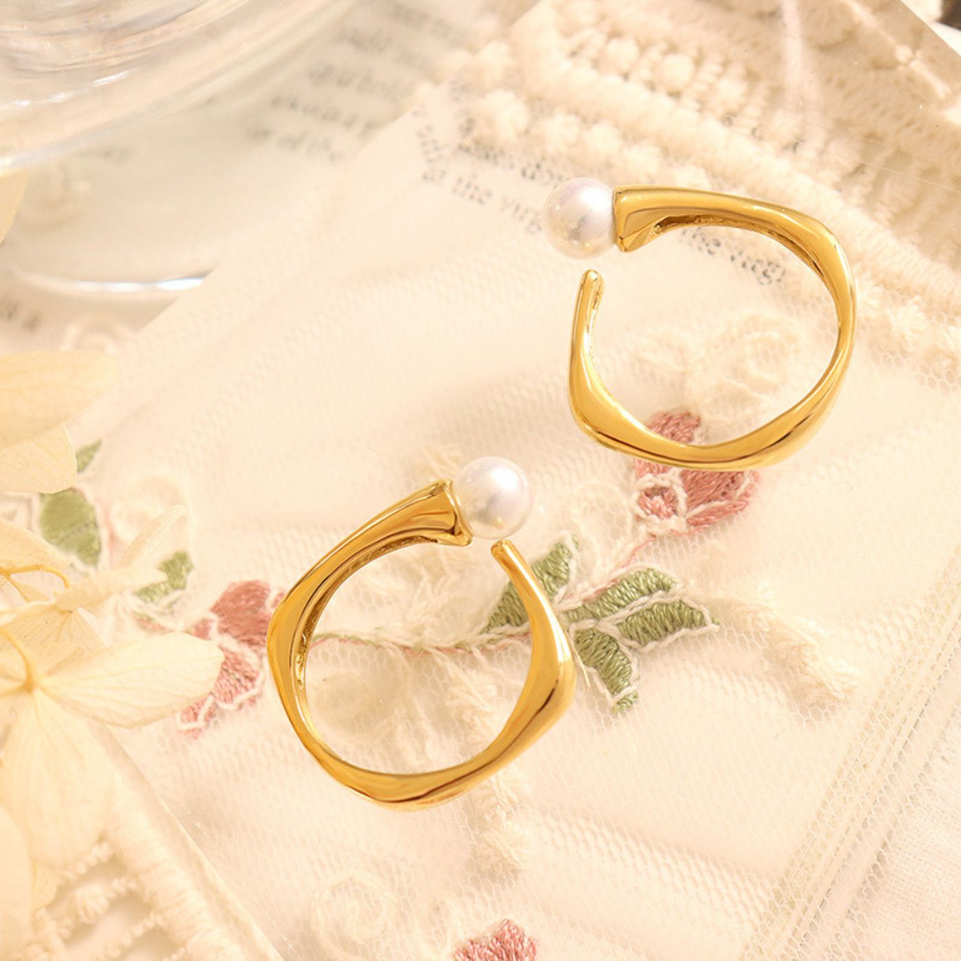 Bague Dorée Ouverte