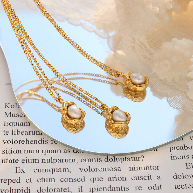 Irregular Natural Freshwater Pearl Necklace